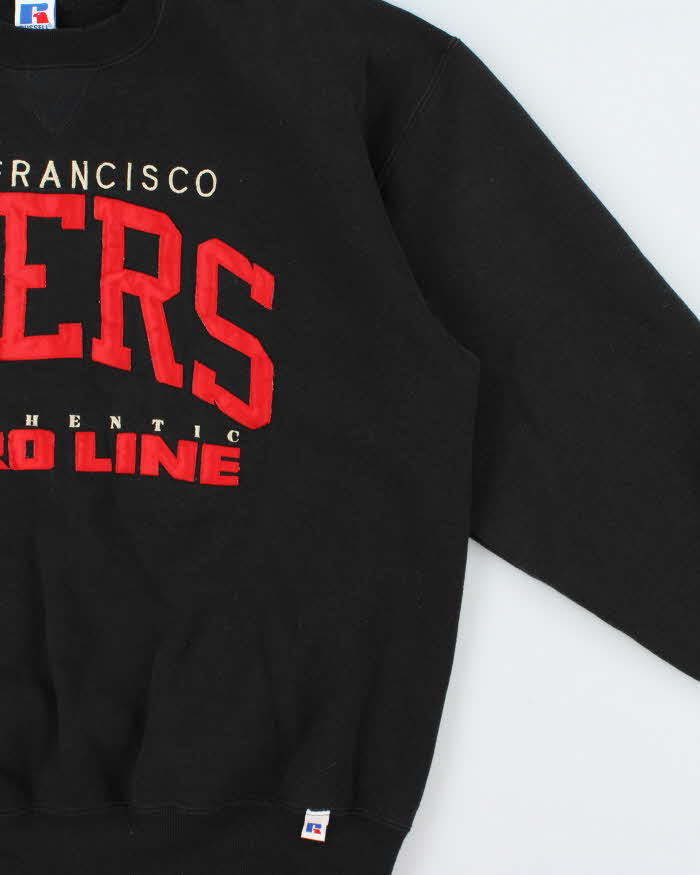 Vintage 1990s Russell Ath Made In USA San Fran 49ers NFL Pro Line Crewneck Sweatshirt - XL