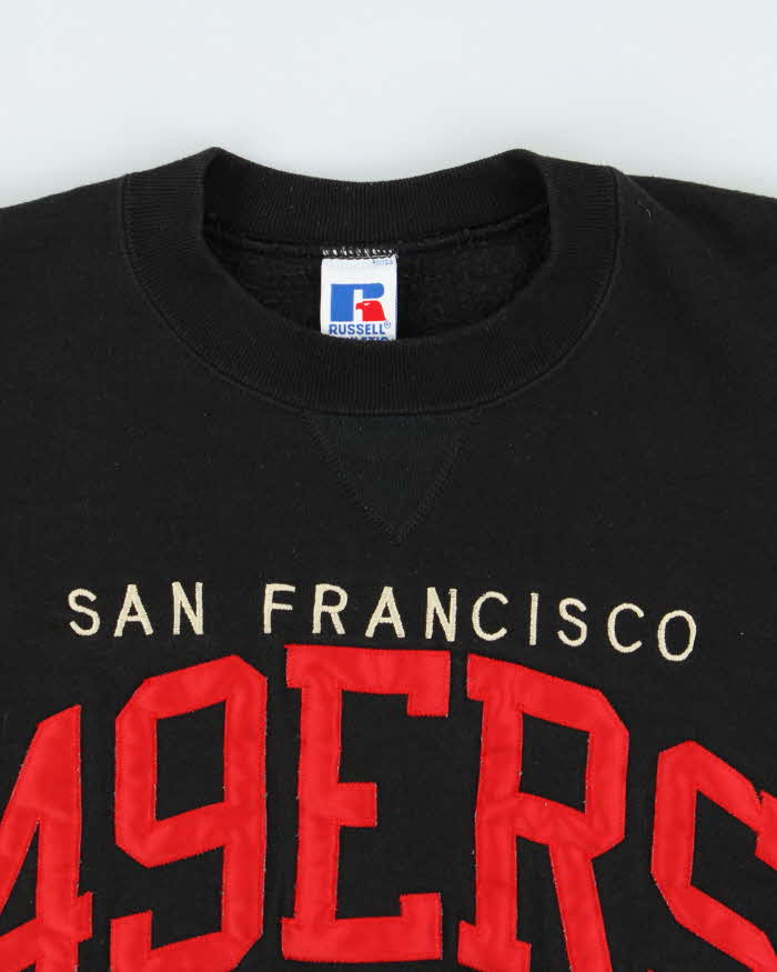 Vintage 1990s Russell Ath Made In USA San Fran 49ers NFL Pro Line Crewneck Sweatshirt - XL