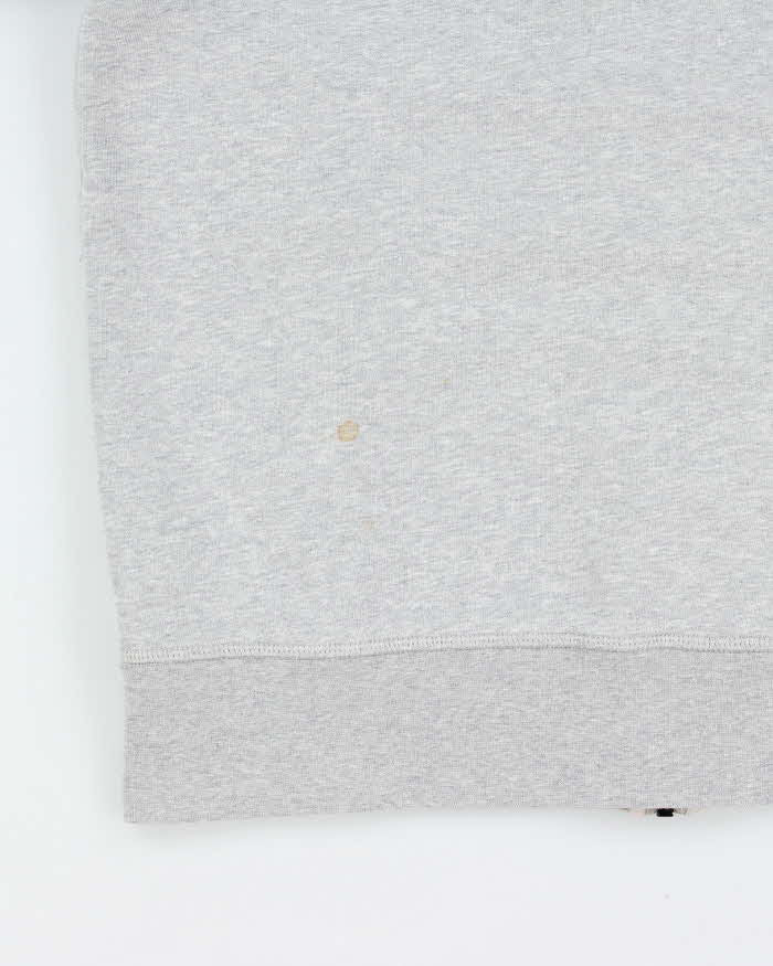Vintage Y2K 00s Burberry Brit Nova Check Lined Heavyweight Full-Zip Hoodie - L