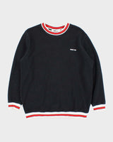 Vintage Givenchy Paris Rubberised Logo Crewneck Sweatshirt - M