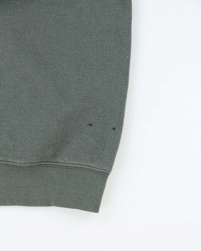 Vintage Carhartt Loose Fit Steel Teal 'Pokemon' Logo Pullover Hoodie - XL