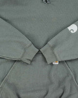 Vintage Carhartt Loose Fit Steel Teal 'Pokemon' Logo Pullover Hoodie - XL