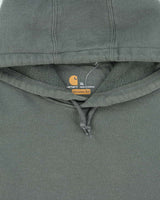 Vintage Carhartt Loose Fit Steel Teal 'Pokemon' Logo Pullover Hoodie - XL