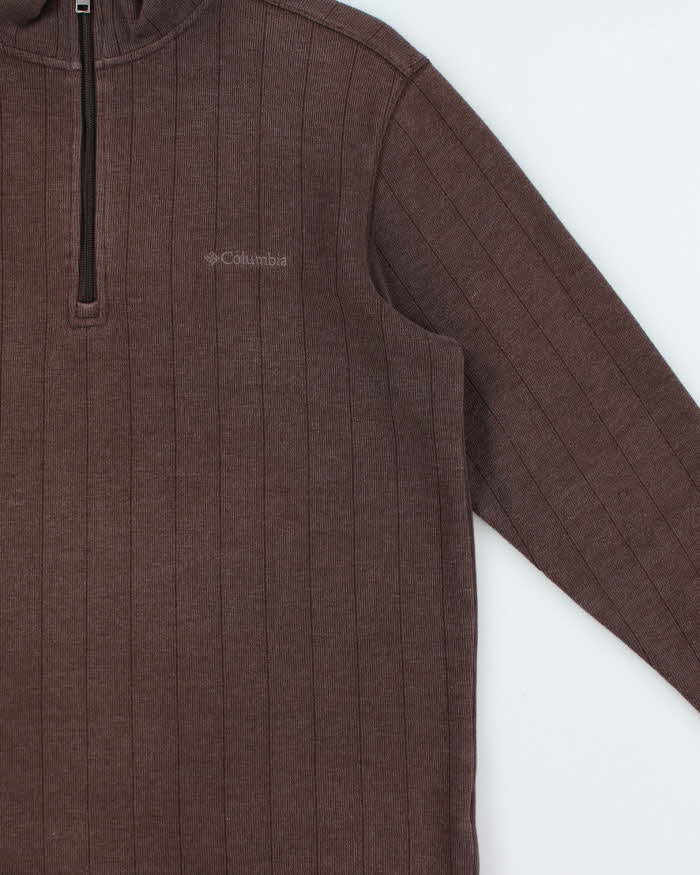 Vintage Columbia Quarter-zip Jumper - M