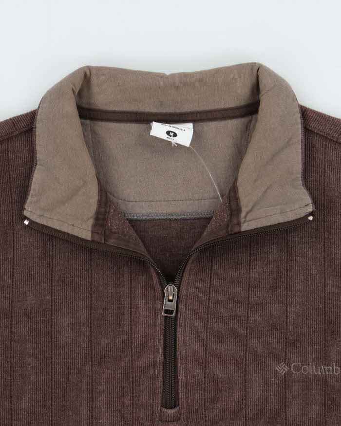 Vintage Columbia Quarter-zip Jumper - M