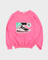 Vintage Richmond Green Lakes Hot Pink Crewneck Sweatshirt - XL