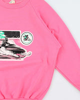 Vintage Richmond Green Lakes Hot Pink Crewneck Sweatshirt - XL
