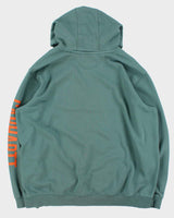Vintage Carhartt Teal Loose Fit Rain Defender Heavyweight Pullover Hoodie - XXL