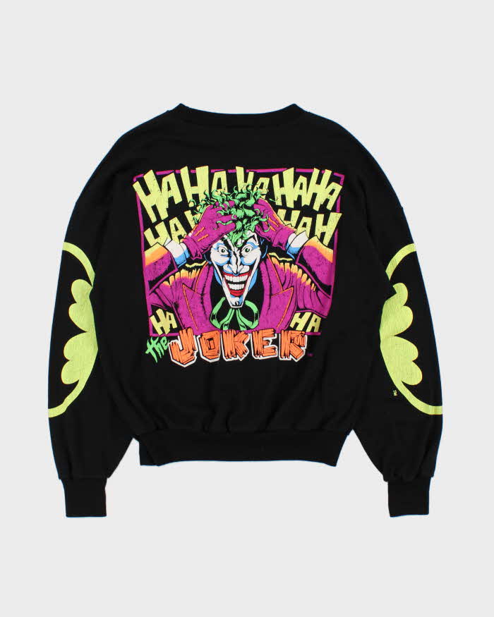 Vintage 1989 DC Comics Batman Graphic Joker Crewneck Sweatshirt - M