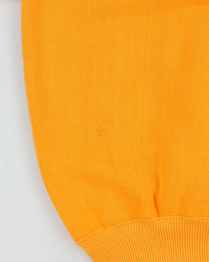 Vintage 1970s Pumpkin Orange Short Sleeve Crewneck Sweatshirt - L