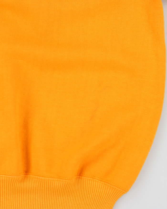 Vintage 1970s Pumpkin Orange Short Sleeve Crewneck Sweatshirt - L