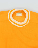 Vintage 1970s Pumpkin Orange Short Sleeve Crewneck Sweatshirt - L
