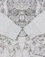 Vintage Alexander Mcqueen Embroidered Hand Skull Crewneck Sweatshirt - M