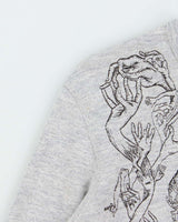 Vintage Alexander Mcqueen Embroidered Hand Skull Crewneck Sweatshirt - M