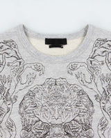 Vintage Alexander Mcqueen Embroidered Hand Skull Crewneck Sweatshirt - M