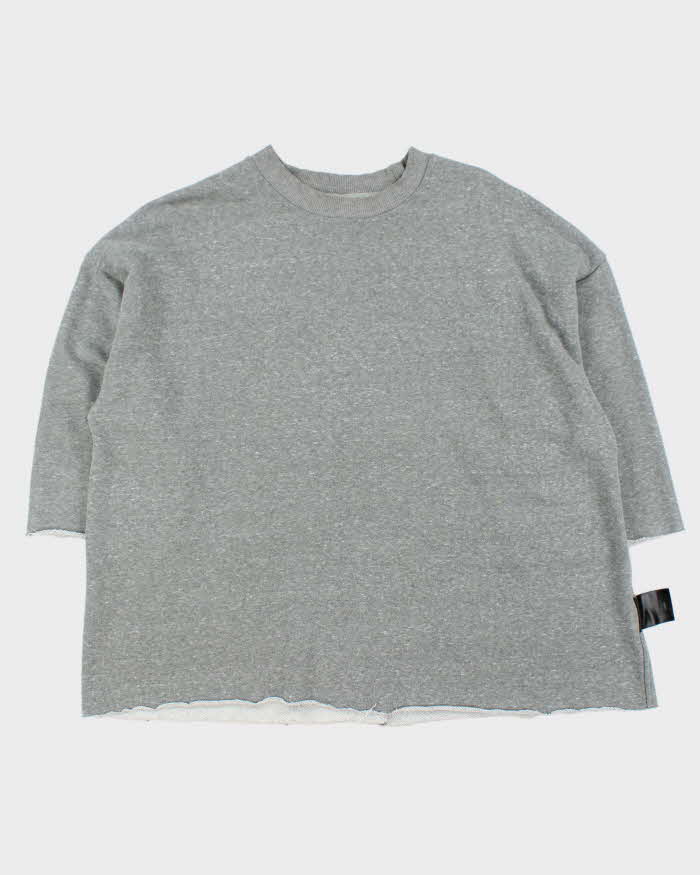 2015-16 Fear Of God Fourth Collection Cut Off Oversized Crewneck Sweatshirt - L