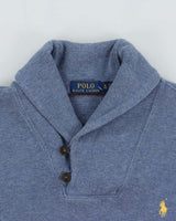 Vintage Polo Ralph Lauren Classic Shawl Neck Sweatshirt - XL