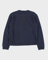 Vintage Y2K 00s Polo Jeans Ralph Lauren Spell Out Embroidered Crewneck Sweatshirt - M