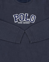 Vintage Y2K 00s Polo Jeans Ralph Lauren Spell Out Embroidered Crewneck Sweatshirt - M
