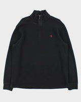 Vintage Y2K 00s Polo Ralph Lauren Classic Quarter-Zip Sweatshirt - L
