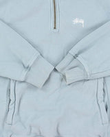 Vintage Stussy Heavyweight Quarter-Zip Sweatshirt - L