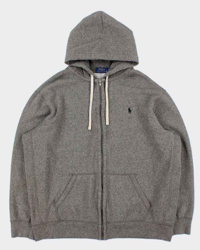 Vintage Polo Ralph Lauren Heavyweight Zip-Up Hoodie - XXL