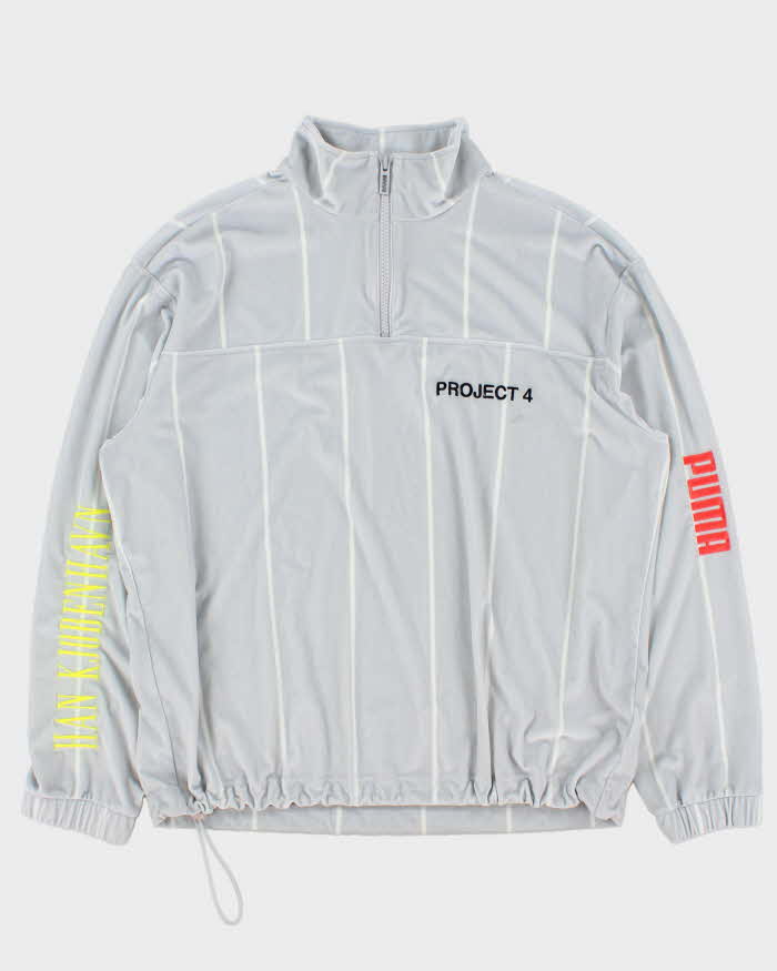 Vintage Puma x Han Kjobenhavn Project 4 Velour Quarter Zip Sweatshirt - L