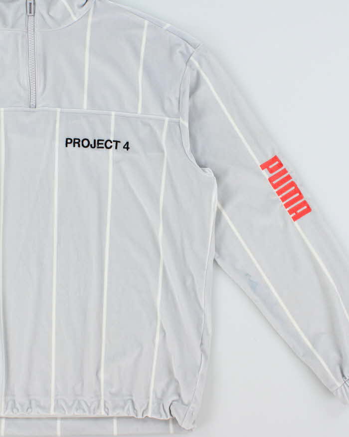 Vintage Puma x Han Kjobenhavn Project 4 Velour Quarter Zip Sweatshirt - L