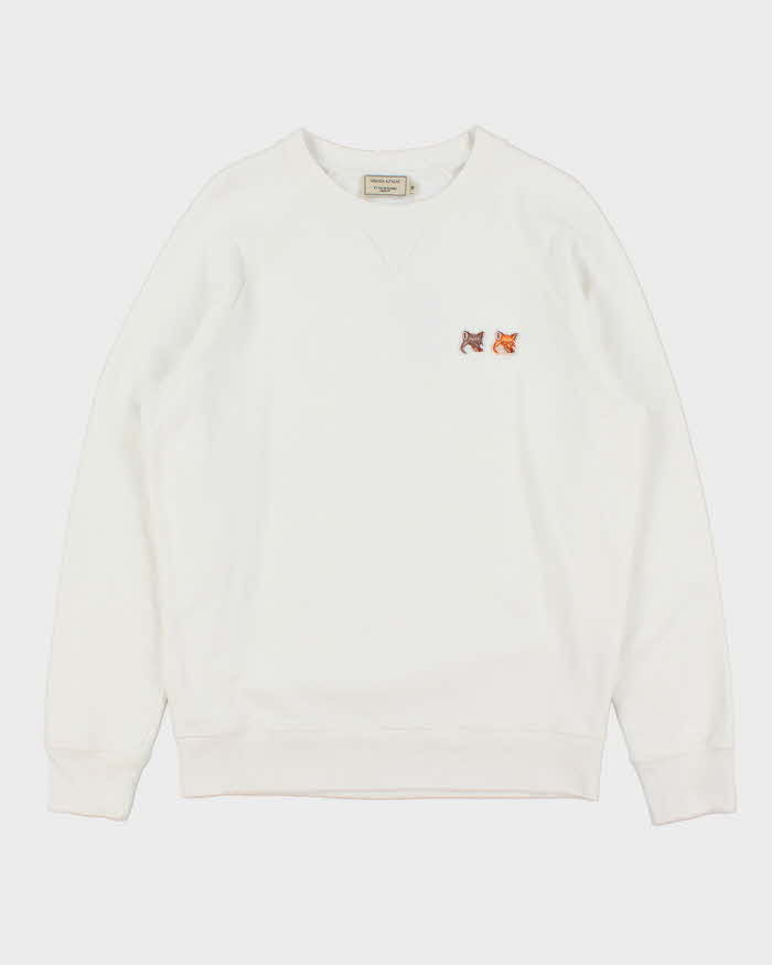 Vintage Maison Kitsune Fox Head Crewneck Sweatshirt - M