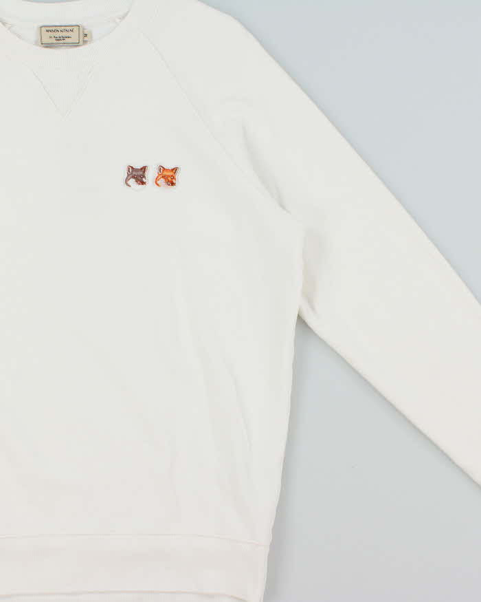 Vintage Maison Kitsune Fox Head Crewneck Sweatshirt - M