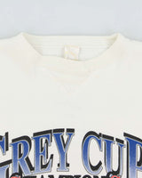 Vintage 1992 Chalk Line Calgary Stampeders Grey Cup Champions Stinky's Sports Bar Crewneck Sweatshirt - M