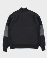 Vintage Champion Reverse Weave Embroidered Spell Out Quarter-Zip Sweatshirt - L