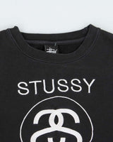 Vintage Stussy International Big Cities Embroidered Crewneck Sweatshirt - L