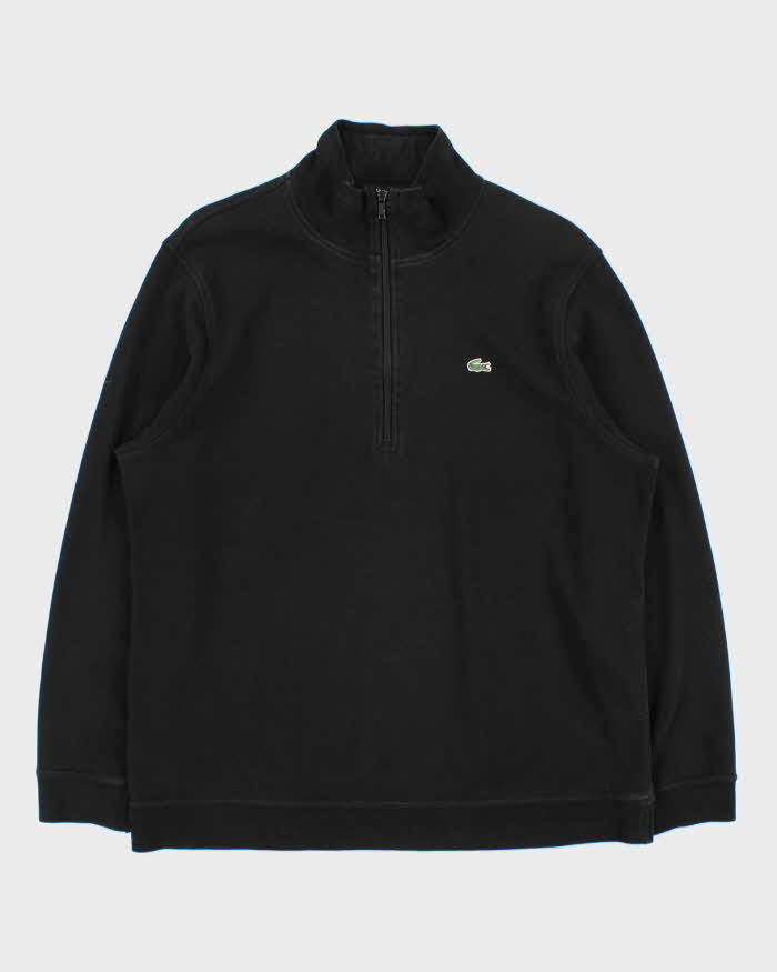 Vintage Y2K 00s Lacoste Quarter-Zip Sweatshirt - XL