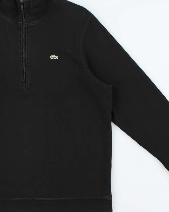 Vintage Y2K 00s Lacoste Quarter-Zip Sweatshirt - XL