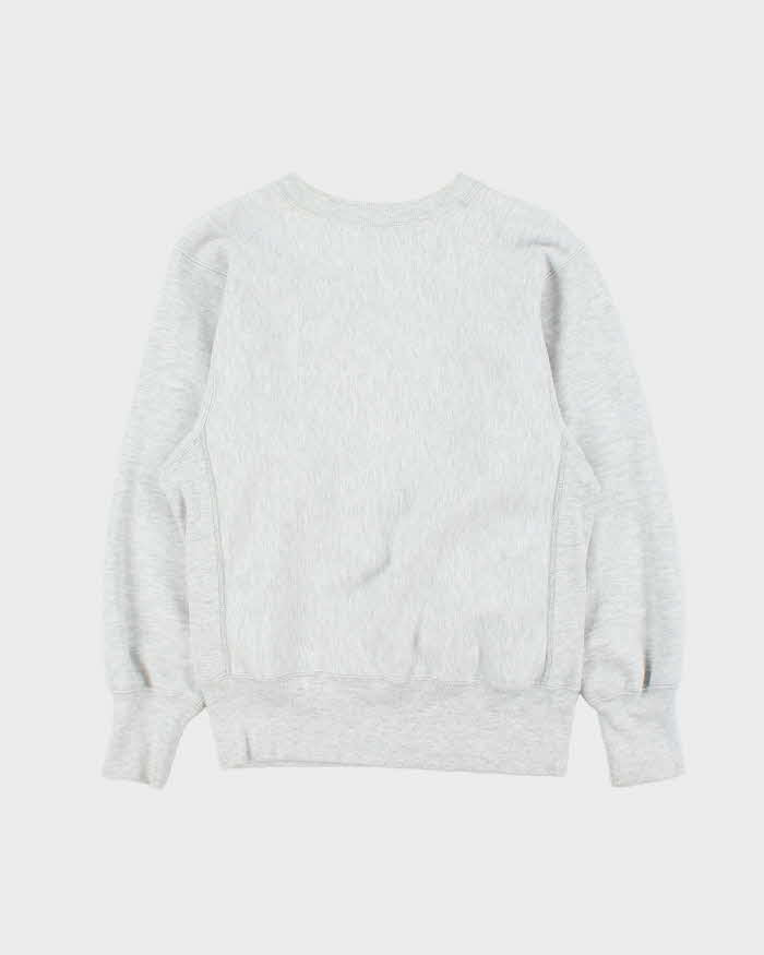 Vintage 1990s Champion Reverse Weave USC Marl Grey Crewneck Sweatshirt - M
