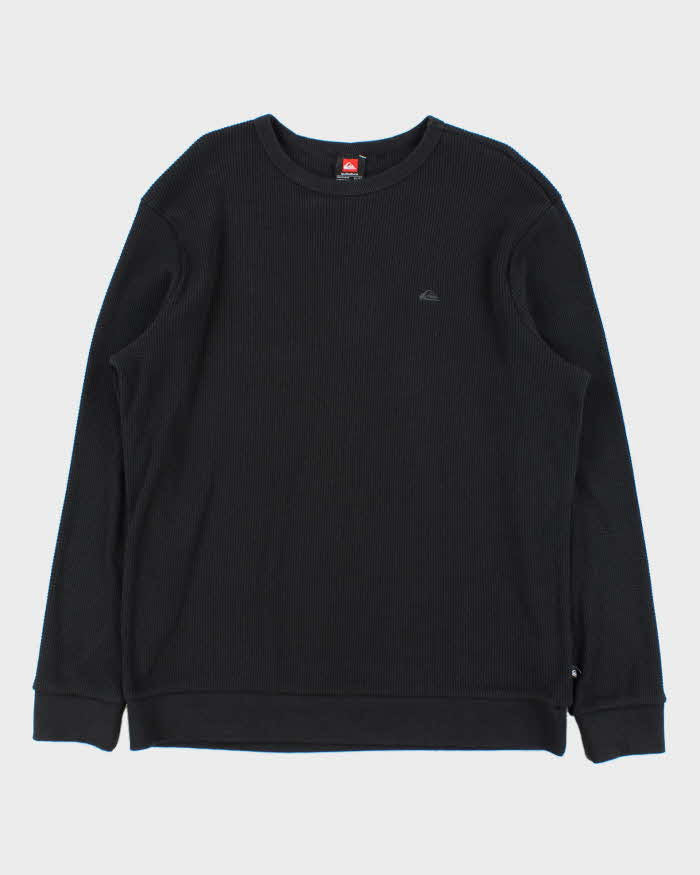 Vintage Quiksilver Crewneck Waffle Sweatshirt - XL