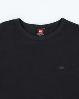 Vintage Quiksilver Crewneck Waffle Sweatshirt - XL