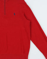 Vintage Polo Ralph Lauren Performance Quarter-Zip Sweatshirt - M