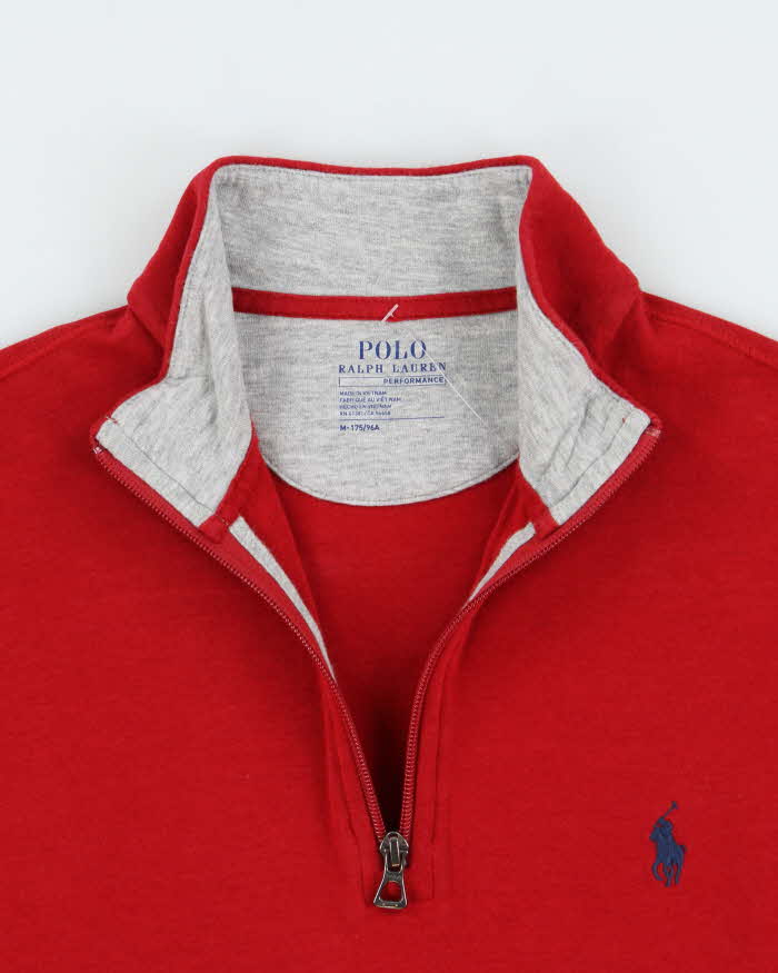 Vintage Polo Ralph Lauren Performance Quarter-Zip Sweatshirt - M
