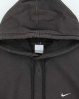 Vintage Y2K 00s Nike Embroidered Swoosh Pullover Hoodie - L
