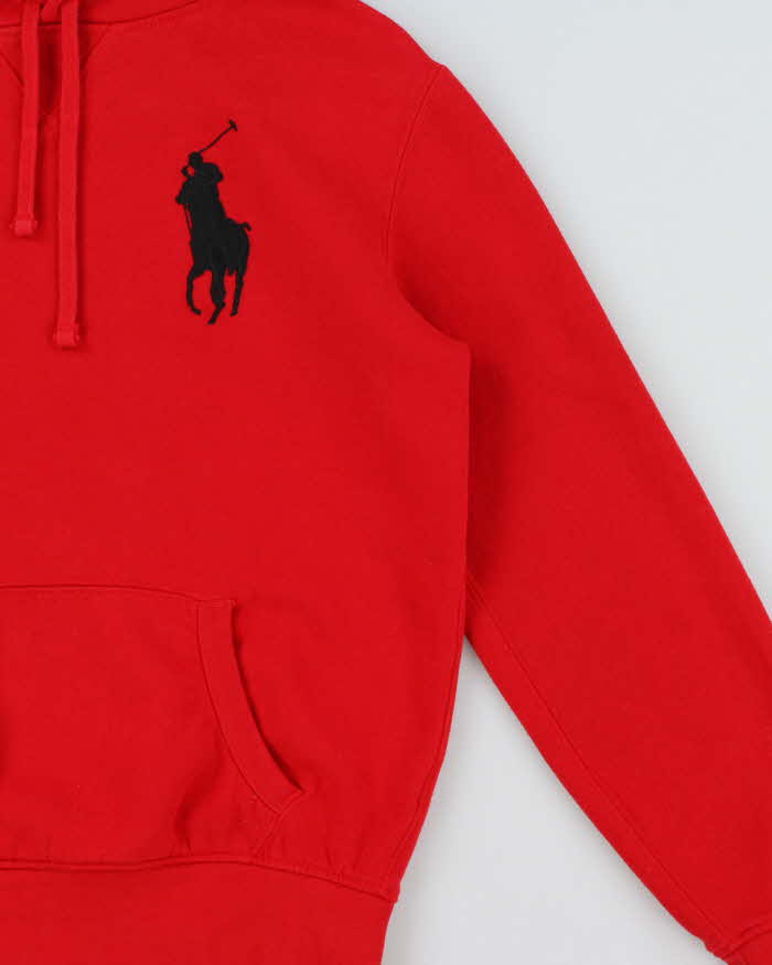 Vintage Polo Ralph Lauren Large Pony Pullover Hoodie - S
