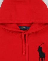 Vintage Polo Ralph Lauren Large Pony Pullover Hoodie - S