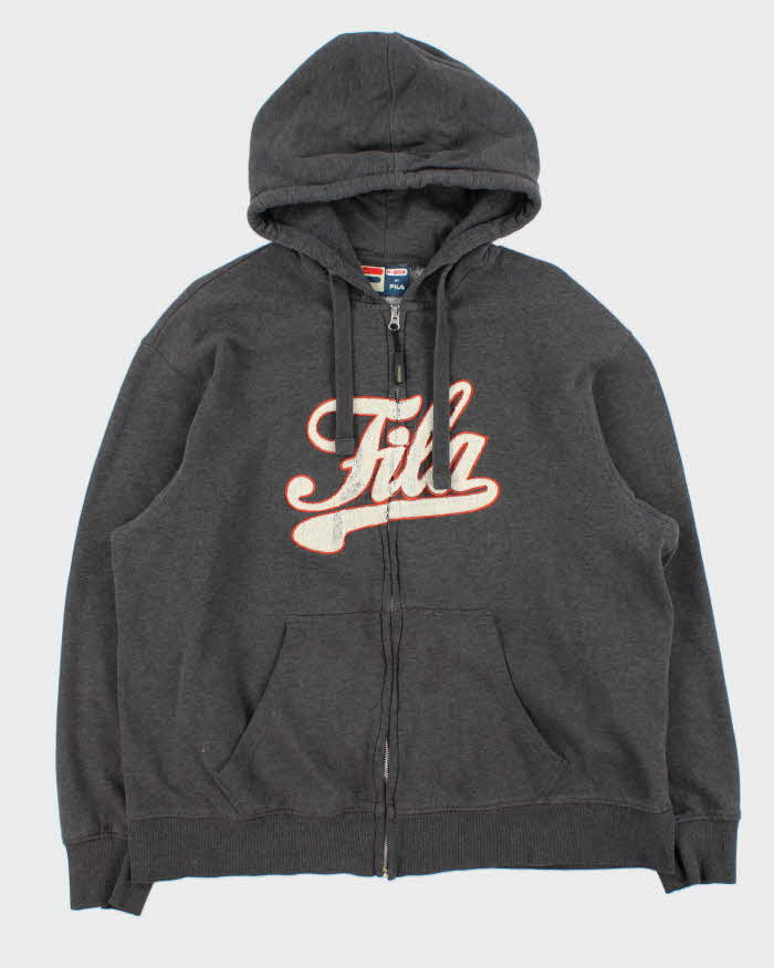 Vintage Y2K 00s Fila F-Box Full-Zip Hoodie - XL