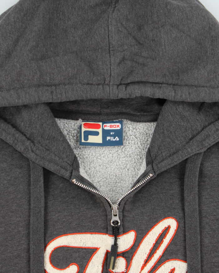 Vintage Y2K 00s Fila F-Box Full-Zip Hoodie - XL