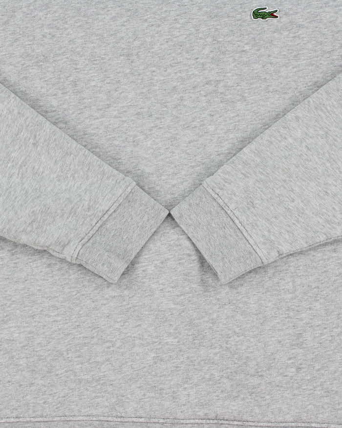 Vintage Lacoste Sport Marl Grey Crewneck Sweatshirt - XXL
