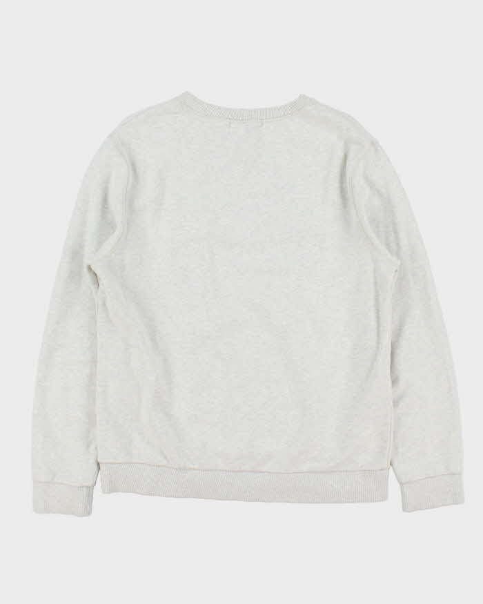 Vintage Y2K 00s Jeep USA Marl Grey Crewneck Sweatshirt - L