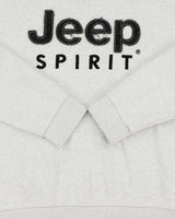 Vintage Y2K 00s Jeep USA Marl Grey Crewneck Sweatshirt - L