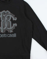 Vintage Y2K 00s Roberto Cavalli Embellished Rhinestone Crewneck Sweatshirt - XXL