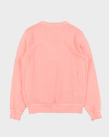 Vintage Y2K 00s Burberry Graffiti Neon Pink Crewneck Sweatshirt - S